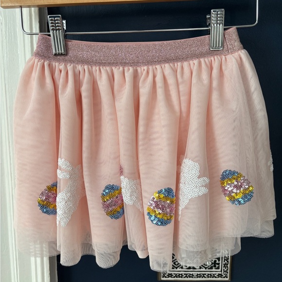 Angel Dear Other - Fairy skirt Girls Tulle Skirt with sequins, bunnies and Easter eggs 6-8 yr